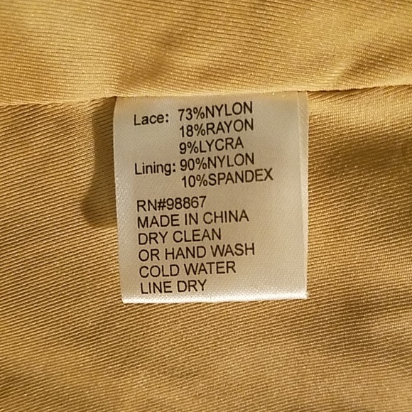 Leigh Bantivoglio black lace adjustable thin strap - Picture 4 of 4